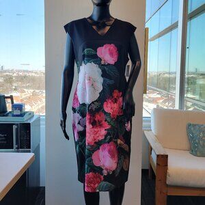 Ellen Tracy Floral Sheath Dress